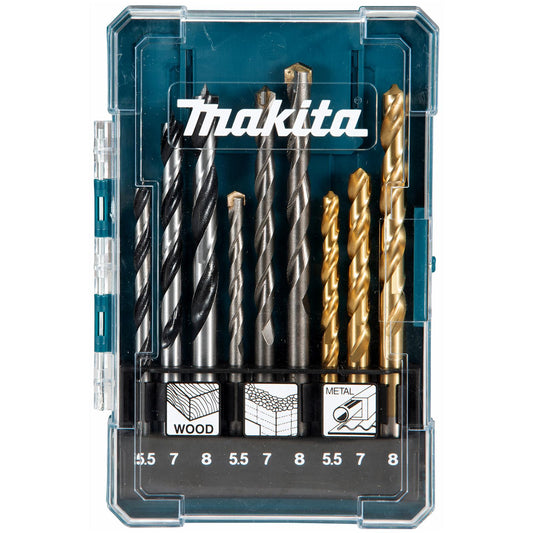 Makita 13-Bit Multi-Surface Drill Kit