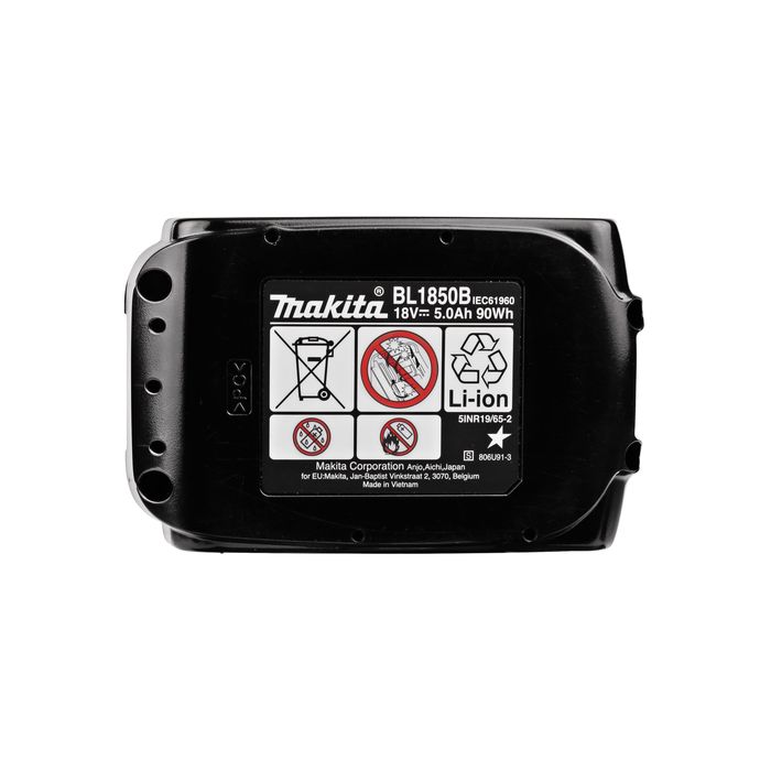 Makita 5.0 Ah 18 V LXT BL1850 – 3-Pack Li-Ion Batteries