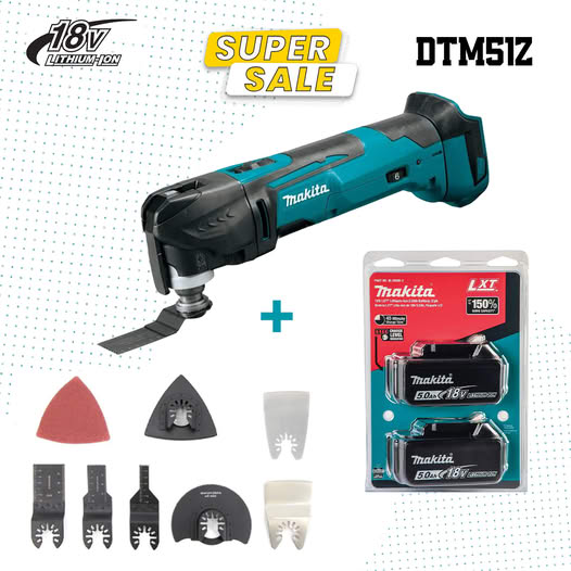 Makita 18 V DTM51ZJX3 Multi-Function Cordless Tool – Built for Tough Jobs