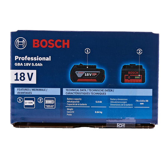 Double Your Runtime: Bosch Professional 18 V 5.0 Ah Li-Ion Twin Pack