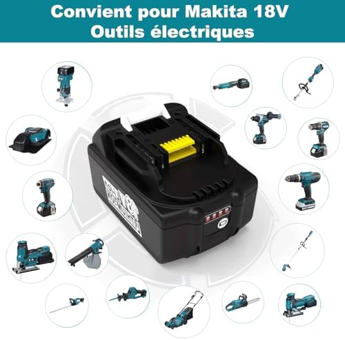 Makita 18 V Quick-Charge Battery System – Lightweight Design + Carry Case