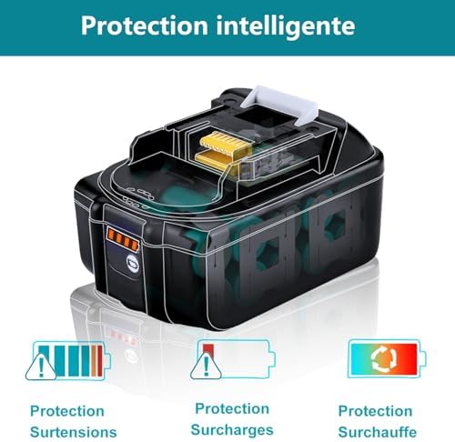 Makita 18 V Quick-Charge Battery System – Lightweight Design + Carry Case