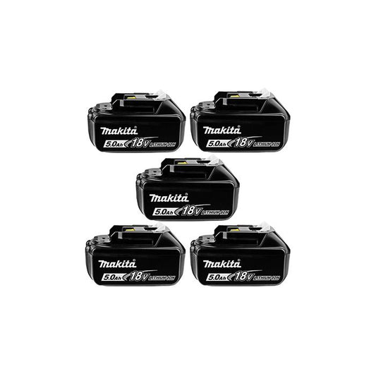 Makita BL1850B 18V 5.0Ah Lithium-Ion Battery Pack – Set of 5